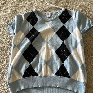 super cute blue plaid shirt